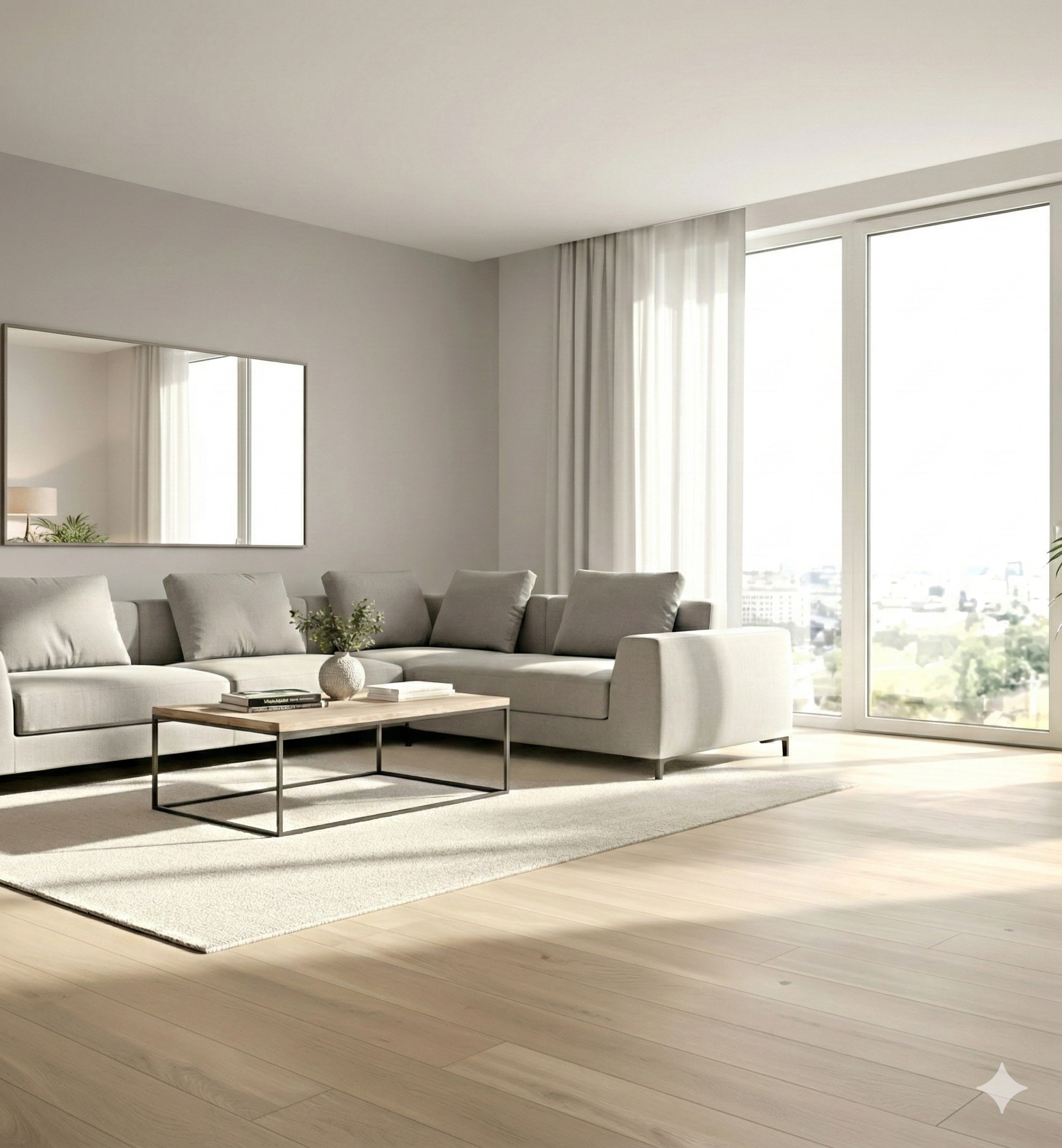 Living departamento 2 habitaciones